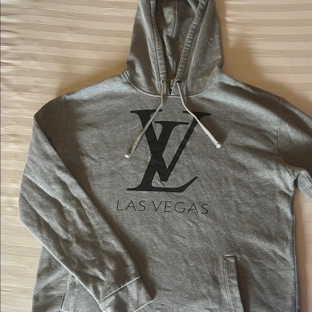 Next Level Apparel Gray and Black Sweater